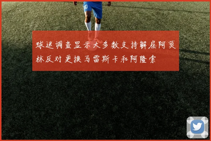 球迷调查显示大多数支持解雇阿莫林反对更换马雷斯卡和阿隆索